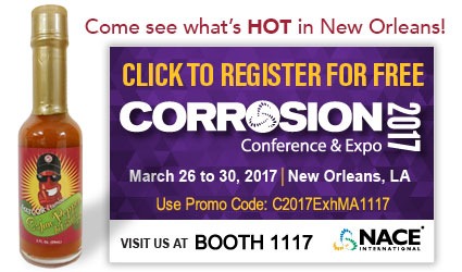 Join MATCOR at Corrosion 2017!