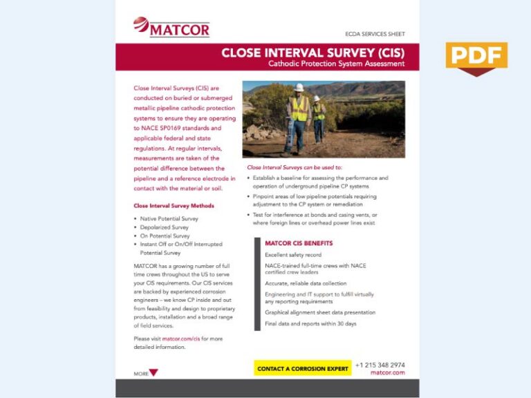Datasheet image - Close Interval Surveys