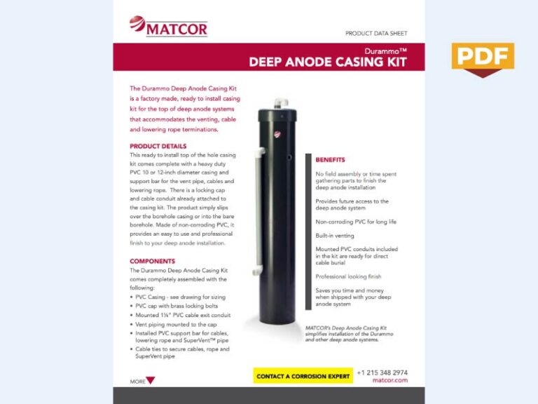 Datasheet image - Durammo Deep Anode Casing Kit