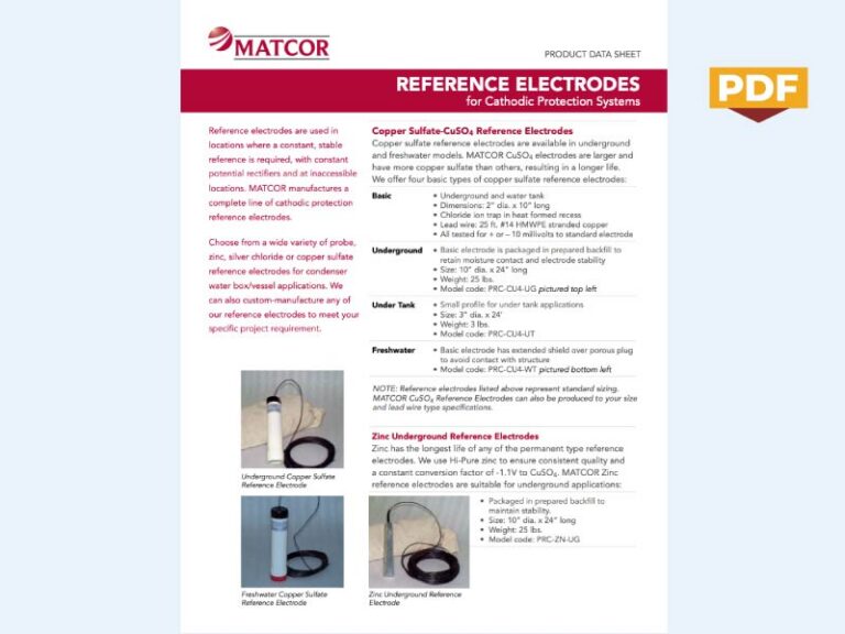 Datasheet image - CP Reference Electrodes